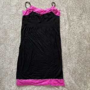 Simply Chic Retro Chemise‎ Slip Medium Stretchy Lace Vixen Coquette Y2K Fitted